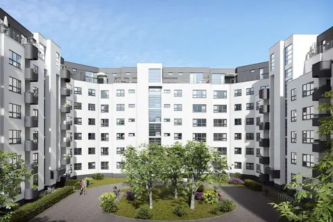Energieeffiziente, vermietete Wohnung im Hochparterre mit Terrasse & Aufzug
