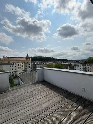 Das 4. Zimmer im Freien - 3-Raum-Maisonette mit Dachterrasse & Stellplatz