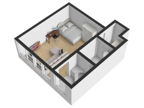 Sehr gut geschnittene 1 Zimmerwohnung in Neu-Isenburg