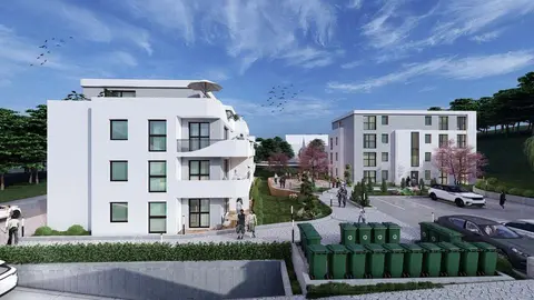 3,5-Zimmer-Dachgeschosswohnung mit großzügiger Dachterrasse