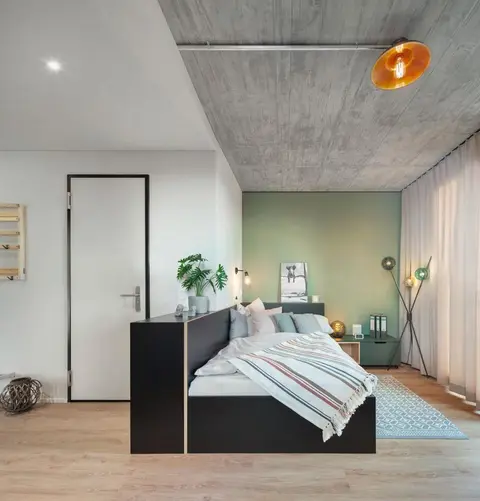 Neon Wood Student Housing in Berlin Adlershof – Double Deluxe