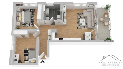 Moderne, neuwertige 3-Zimmer-Wohnung in Untergriesbach zu vermieten!