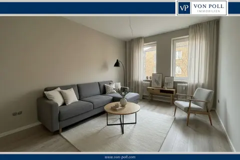 Frisch sanierte 2-Zimmer-Wohnung in zentraler Lage!